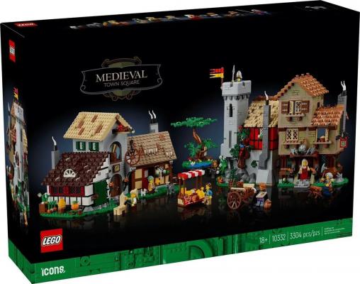 LEGO Icons Middeleeuws stadsplein - 10332-NEW (10332), huren vanaf €12,25/week