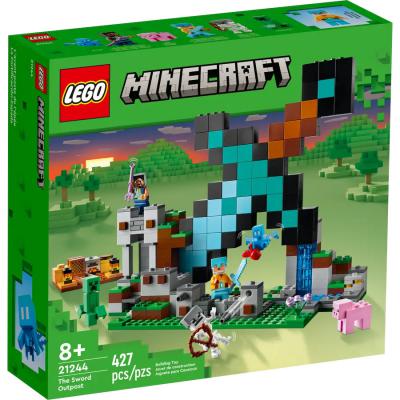 LEGO Minecraft Uitvalbasis Zwaard - 21244-NEW (21244), huren vanaf €3,75/week
