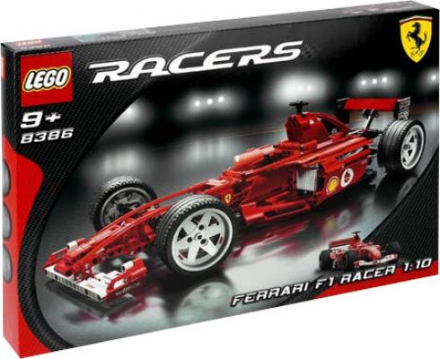 LEGO Bouwstenen 0000-1000 Racers Ferrari F1 Racer (8386), huren vanaf €7,25/week