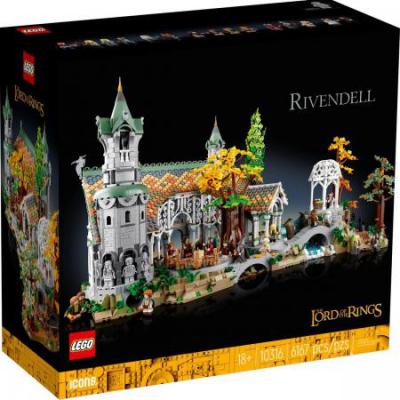 LEGO Bouwstenen 6000-7000 Icons The Lord of the Rings: Rivendell - 10316A (10316A) — 6.167 stukjes, huren vanaf €14,75/week