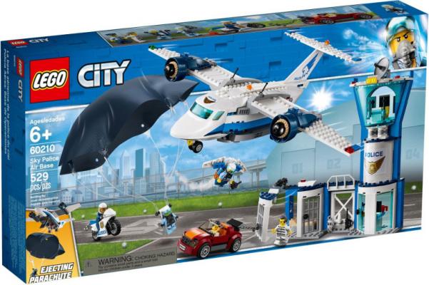 LEGO City Luchtpolitie Luchtmachtbasis (60210) — 500 stukjes, huren vanaf €4,50/week