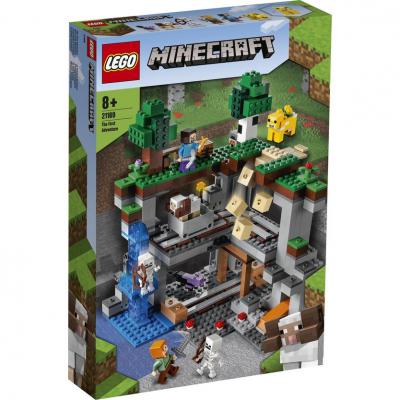 LEGO Minecraft Het Allereerste Avontuur (21169), huren vanaf €2,75/week