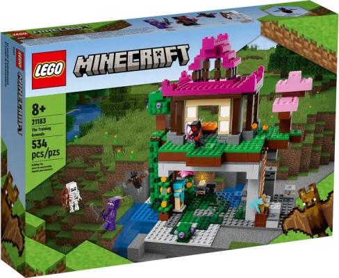 LEGO Minecraft De Trainingsplaats (21183), huren vanaf €4,25/week
