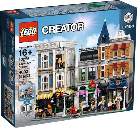 LEGO 16+ Creator Expert Assembly Square (10255) — 4.000 stukjes, huren vanaf €9,75/week
