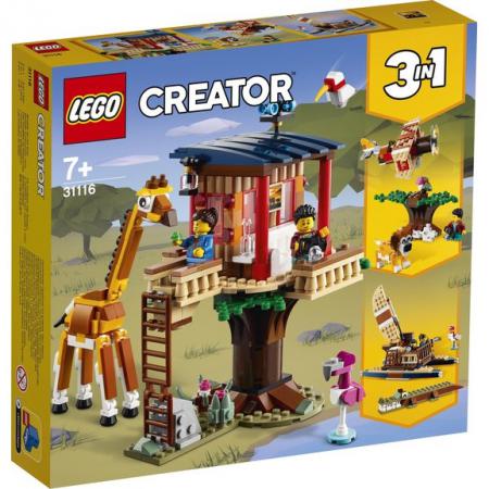 LEGO Creator 3-in-1 Creator Safari Wilde Dieren Boomhuis (31116), huren vanaf €2,25/week