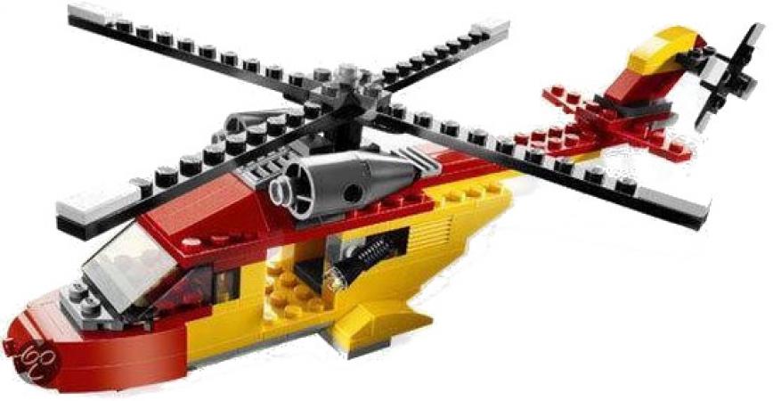 LEGO Creator 3-in-1 Creator Reddingsheli (5866), huren vanaf €0,25/week