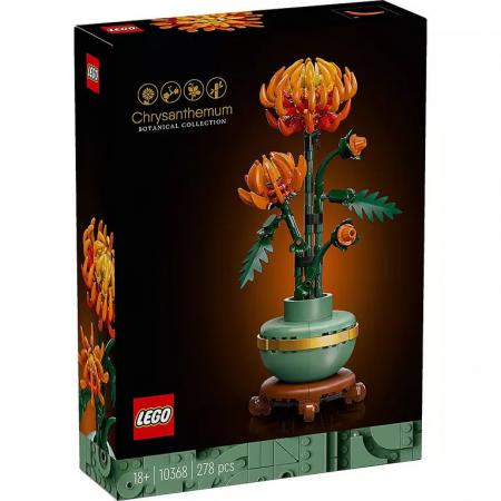 LEGO Nieuw Botanical collection Chrysant - 10368-NEW (10368) — 278 stukjes, huren vanaf €2,75/week