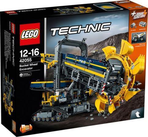 LEGO Bouwstenen 3000-4000 Technic Emmerwiel Graafmachine - 42055B (42055B) — 3.900 stukjes, huren vanaf €12,75/week