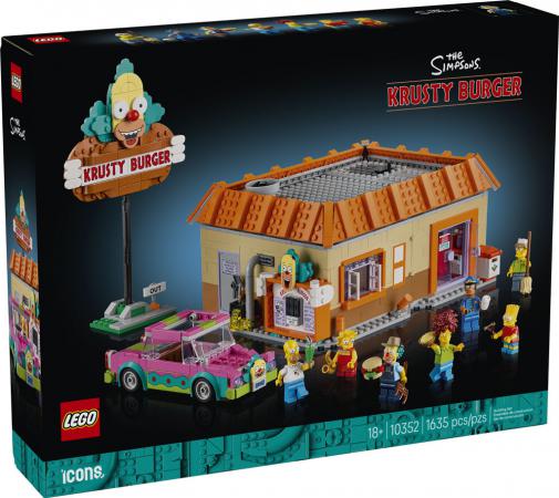 LEGO Bouwstenen 1000-2000 The Simpsons: Krusty Burger - 10352-NEW (10352) — 10.352 stukjes, huren vanaf €12,25/week