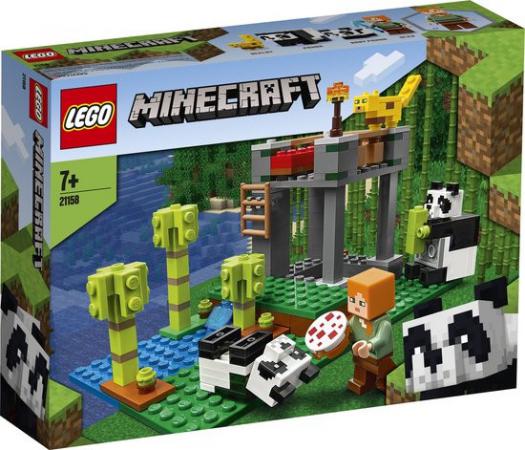 LEGO Bouwstenen 0000-1000 Minecraft Het Pandaverblijf (21158), huren vanaf €2,50/week