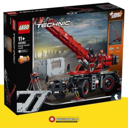 LEGO Bouwstenen 4000-5000 Technic Kraan voor alle Terreinen - 42082N (42082N) — 4.050 stukjes, huren vanaf €10,75/week