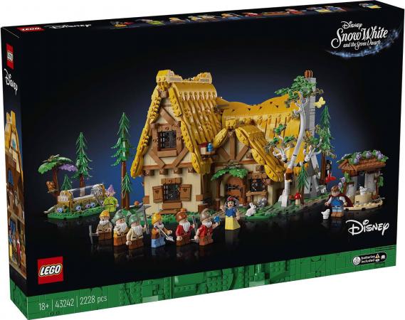 LEGO Nieuw Disney Huisje van Sneeuwwitje en de zeven dwergen (43242), huren vanaf €11,75/week