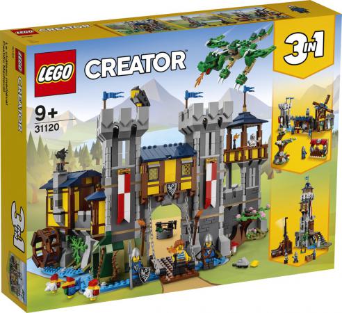 LEGO Creator 3-in-1 Creator Middeleeuws Kasteel (31120) — 1.426 stukjes, huren vanaf €5,75/week