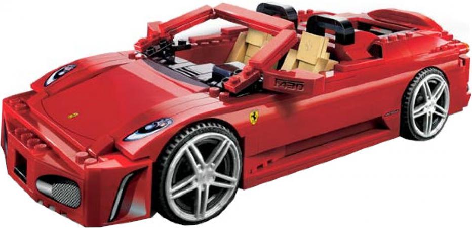 LEGO Racers Ferrari 430 Spider 1:17 (8671), huren vanaf €3,25/week