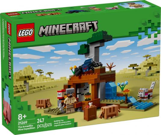 LEGO Bouwstenen 0000-1000 Minecraft De gordeldieren bij de mijn - 21269-NEW (21269), huren vanaf €2,75/week