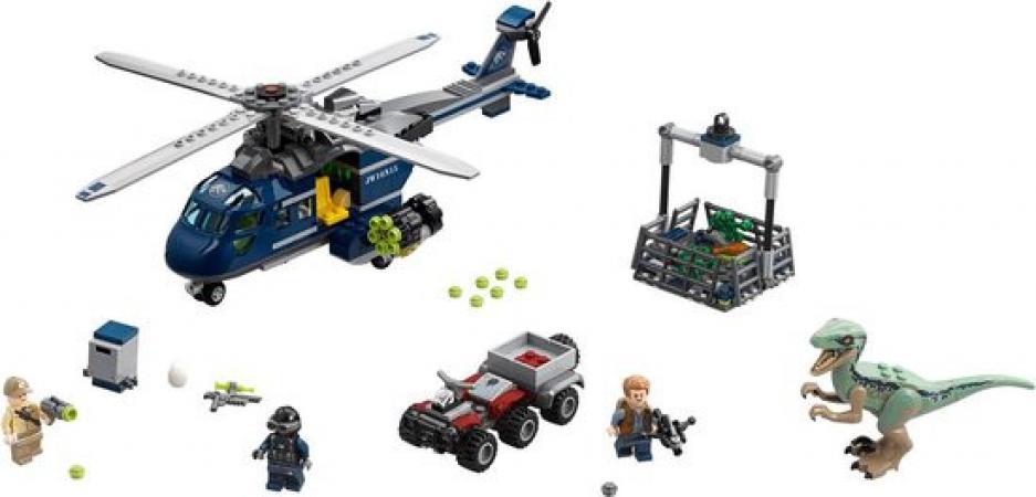 LEGO Jurassic World Helikopterachtervolging van Blue (75928), huren vanaf €2,75/week