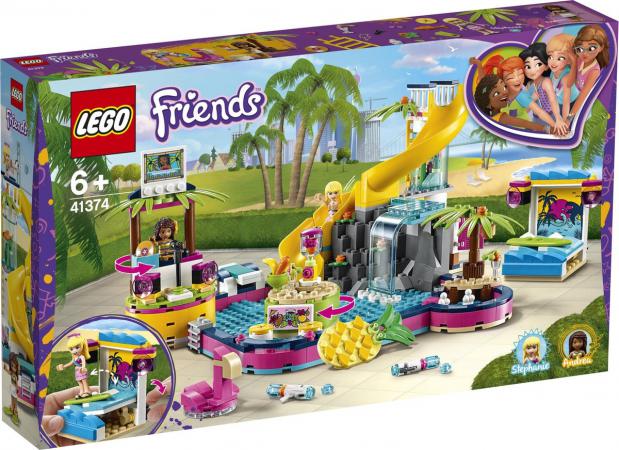 LEGO Friends Andreas Zwembadfeest - 41374A (41374A), huren vanaf €2,75/week