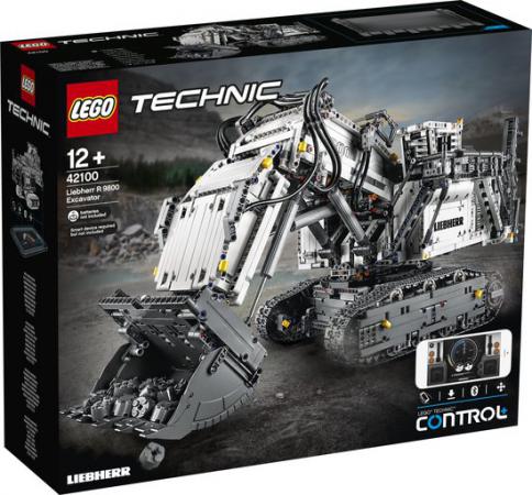 LEGO Bouwstenen 4000-5000 Technic Liebherr R 9800 Graafmachine - 42100G (42100G) — 4.108 stukjes, huren vanaf €13,75/week