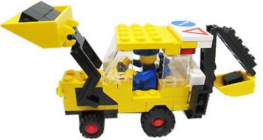 LEGO Town Backhoe (6686), huren vanaf €0,50/week