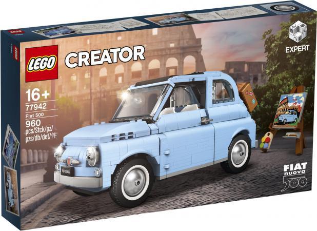 LEGO Creator Expert Auto Creator Expert Fiat 500 blauw (77942), huren vanaf €6,25/week