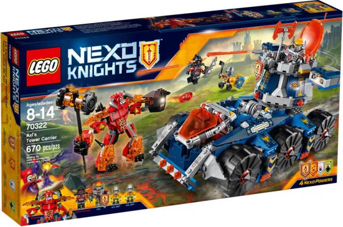 LEGO Bouwstenen 0000-1000 Nexo Knights Axl's torentransport (70322), huren vanaf €3,25/week