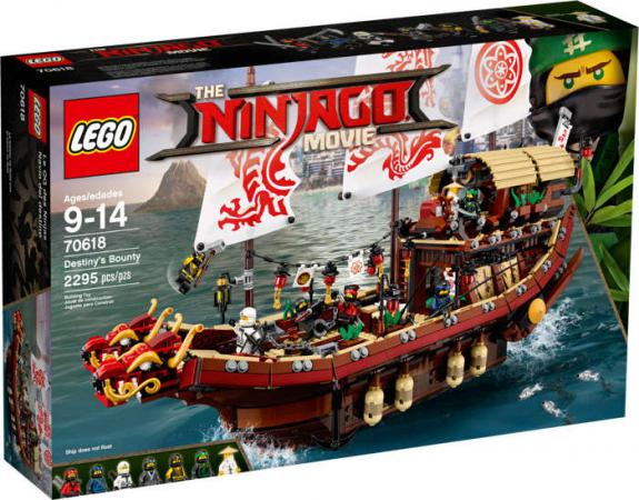LEGO Ninjago Movie Destinys Bounty - 70618 BEVAT GEEN PAPIEREN INSTRUCTIEBOEKJE (70618), huren vanaf €10,25/week