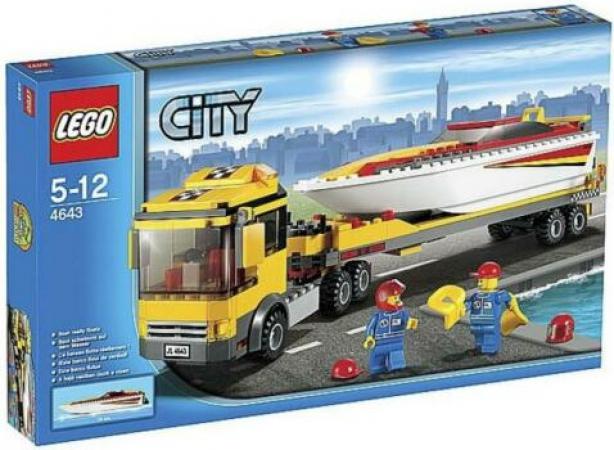 LEGO City Power Boat Transporter (4643), huren vanaf €1,25/week