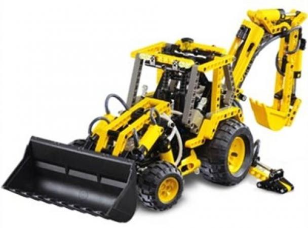 LEGO Technic Back-hoe Loader (8455), huren vanaf €8,25/week