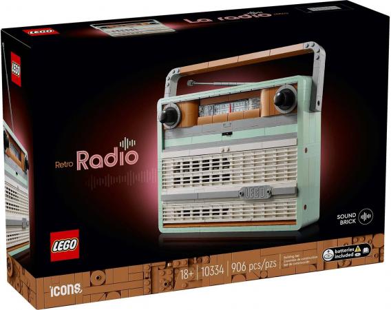 LEGO Nieuw Icons Retro radio - 10334-NEW (10334), huren vanaf €6,50/week