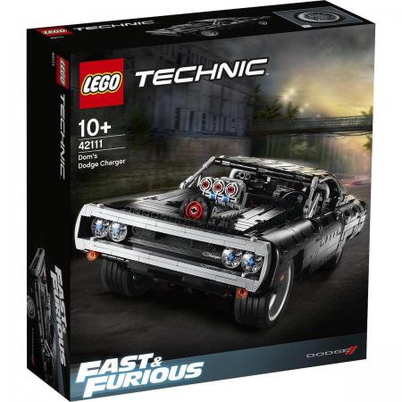 LEGO Bouwstenen 1000-2000 Technic Doms Dodge Charger - 42111B (42111B) — 1.077 stukjes, huren vanaf €5,50/week