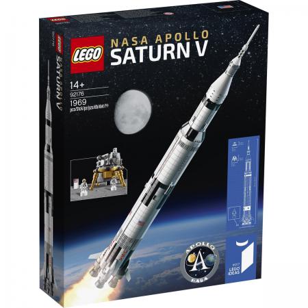 LEGO Ideas NASA Apollo Saturn V (92176) — 1.900 stukjes, huren vanaf €9,75/week