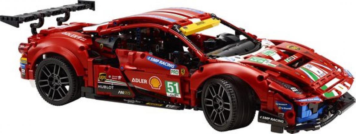 LEGO Technic Ferrari 488 GTE AF Corse #51 (42125) — 1.600 stukjes, huren vanaf €10,25/week