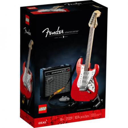 LEGO Bouwstenen 1000-2000 Ideas Fender Stratocaster - 21329A (21329A) — 1.079 stukjes, huren vanaf €6,50/week