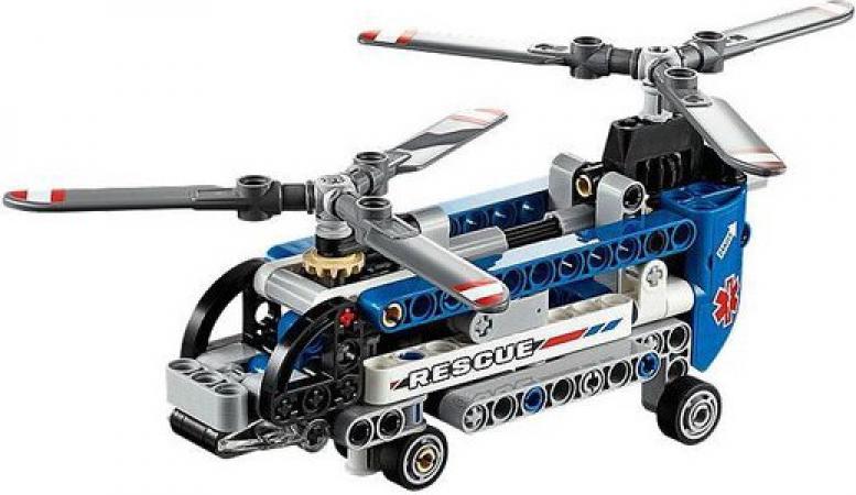 LEGO Bouwstenen 0000-1000 Technic Helikopter met Dubbele Rotor (42020), huren vanaf €1,25/week