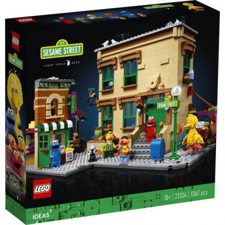 LEGO Ideas 123 Sesame Street - 21324F (21324F) — 1.367 stukjes, huren vanaf €6,00/week