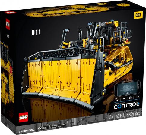 LEGO Technic Cat D11 Buldozer met app-besturing - 42131A (42131A) — 3.800 stukjes, huren vanaf €13,75/week