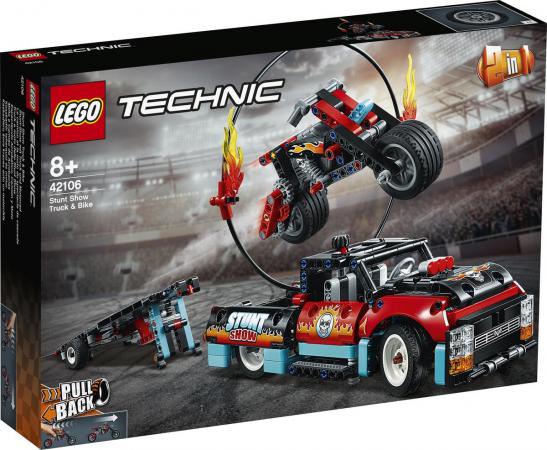 LEGO Bouwstenen 0000-1000 Technic Truck en Motor voor Stuntshow - 42106A (42106), huren vanaf €3,75/week