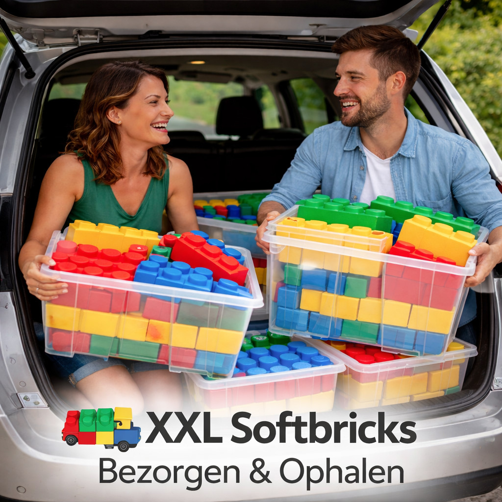 XXL Softbricks huren met bezorgen of ophalen voor feestjes en evenementen